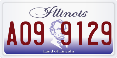 IL license plate A099129