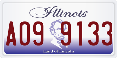 IL license plate A099133