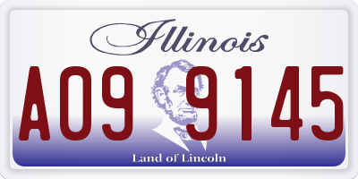IL license plate A099145