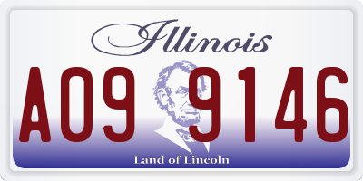 IL license plate A099146