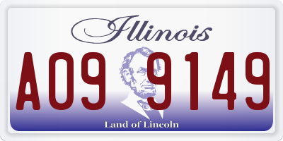 IL license plate A099149