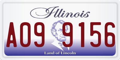 IL license plate A099156