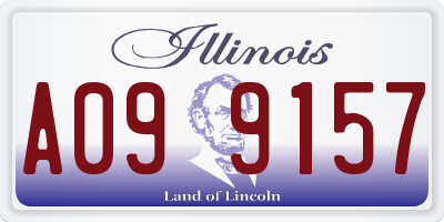 IL license plate A099157
