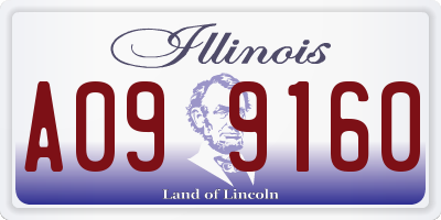 IL license plate A099160