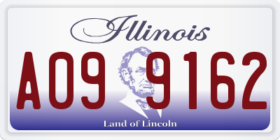 IL license plate A099162