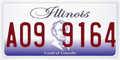 IL license plate A099164