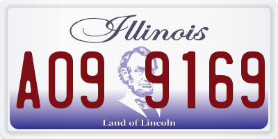 IL license plate A099169