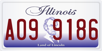 IL license plate A099186