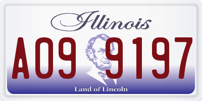 IL license plate A099197