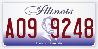 IL license plate A099248