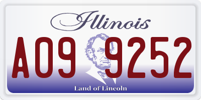 IL license plate A099252