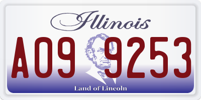 IL license plate A099253