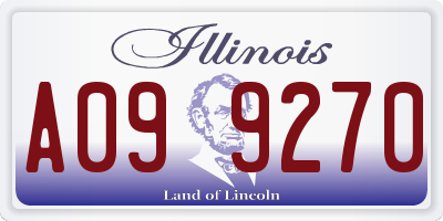 IL license plate A099270
