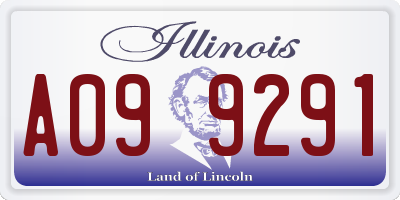 IL license plate A099291