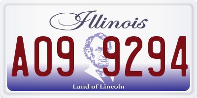 IL license plate A099294