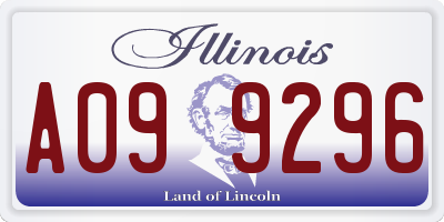 IL license plate A099296