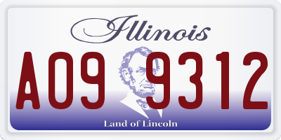 IL license plate A099312