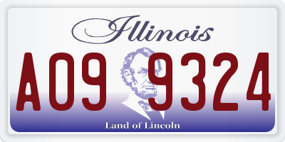IL license plate A099324