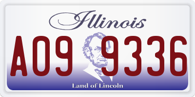 IL license plate A099336