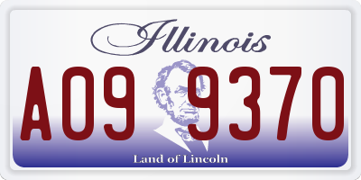IL license plate A099370
