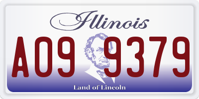 IL license plate A099379