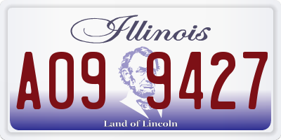 IL license plate A099427