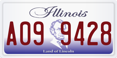 IL license plate A099428