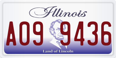 IL license plate A099436