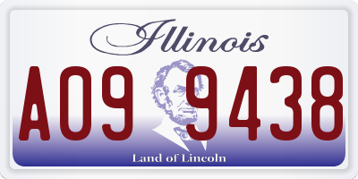 IL license plate A099438