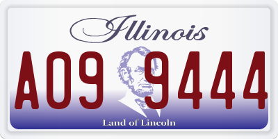 IL license plate A099444