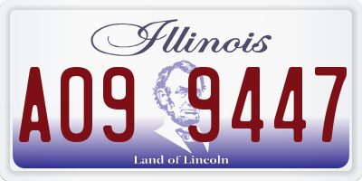 IL license plate A099447