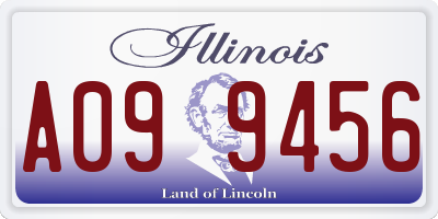 IL license plate A099456