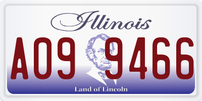 IL license plate A099466