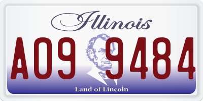 IL license plate A099484