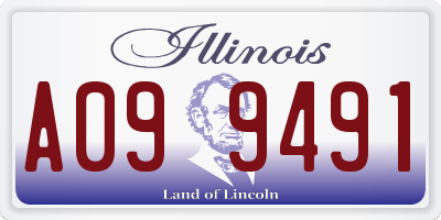 IL license plate A099491