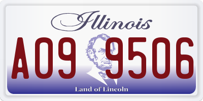 IL license plate A099506