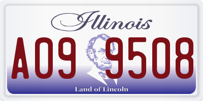 IL license plate A099508