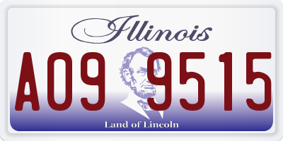 IL license plate A099515