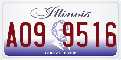 IL license plate A099516