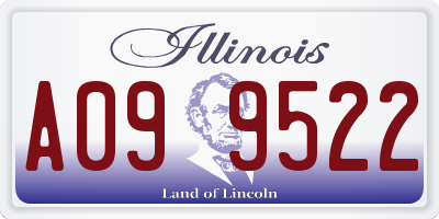 IL license plate A099522