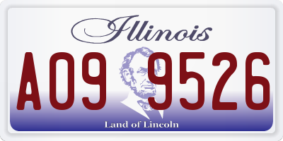 IL license plate A099526