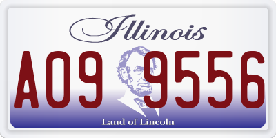 IL license plate A099556
