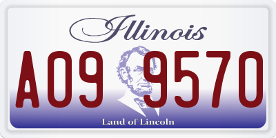 IL license plate A099570