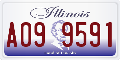 IL license plate A099591