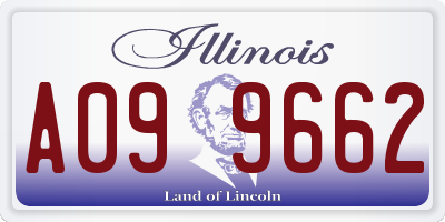 IL license plate A099662
