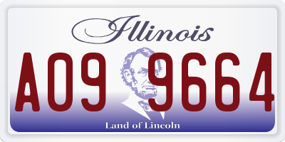 IL license plate A099664