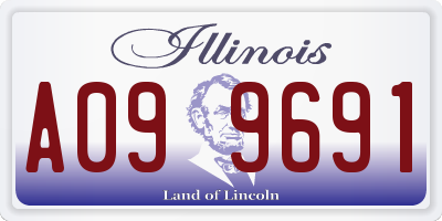 IL license plate A099691