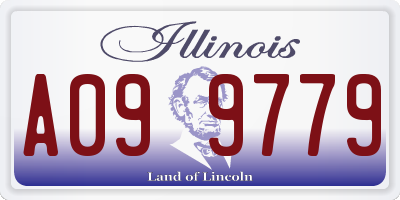 IL license plate A099779