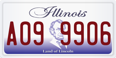 IL license plate A099906