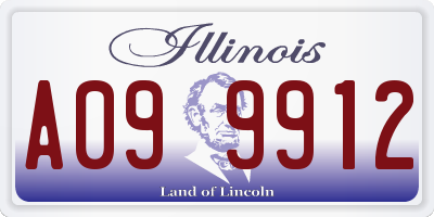 IL license plate A099912
